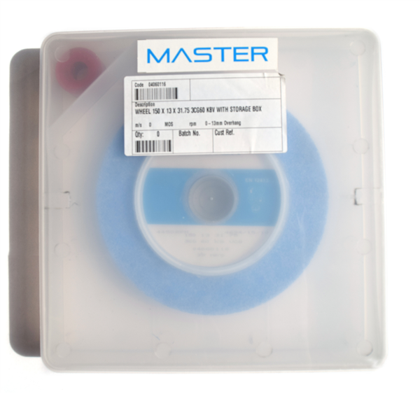 Master Grinding Wheel 150 x 13 x 31.75mm 3CG60 K8V - with storage box